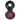 Quick FP900UB00000A00 900/UB up foot switch in black, large view of black foot switch with hinged lid and red button