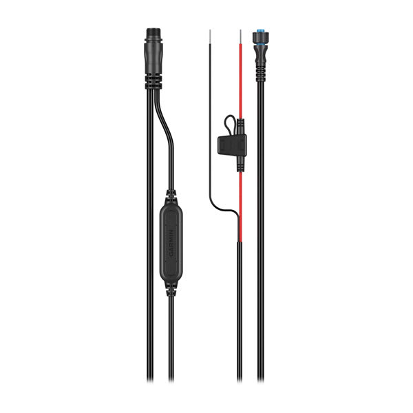 Garmin 010-13983-10 power and network cable for LiveScope 2 transducers, black cables with red and black power wires