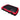 Fusion ActiveSafe 010-12519-00 in red, closed waterproof box with black lid and Fusion logo