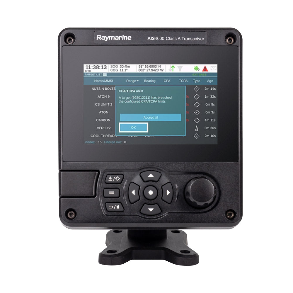 Raymarine AIS4000 Class A AIS Transponder