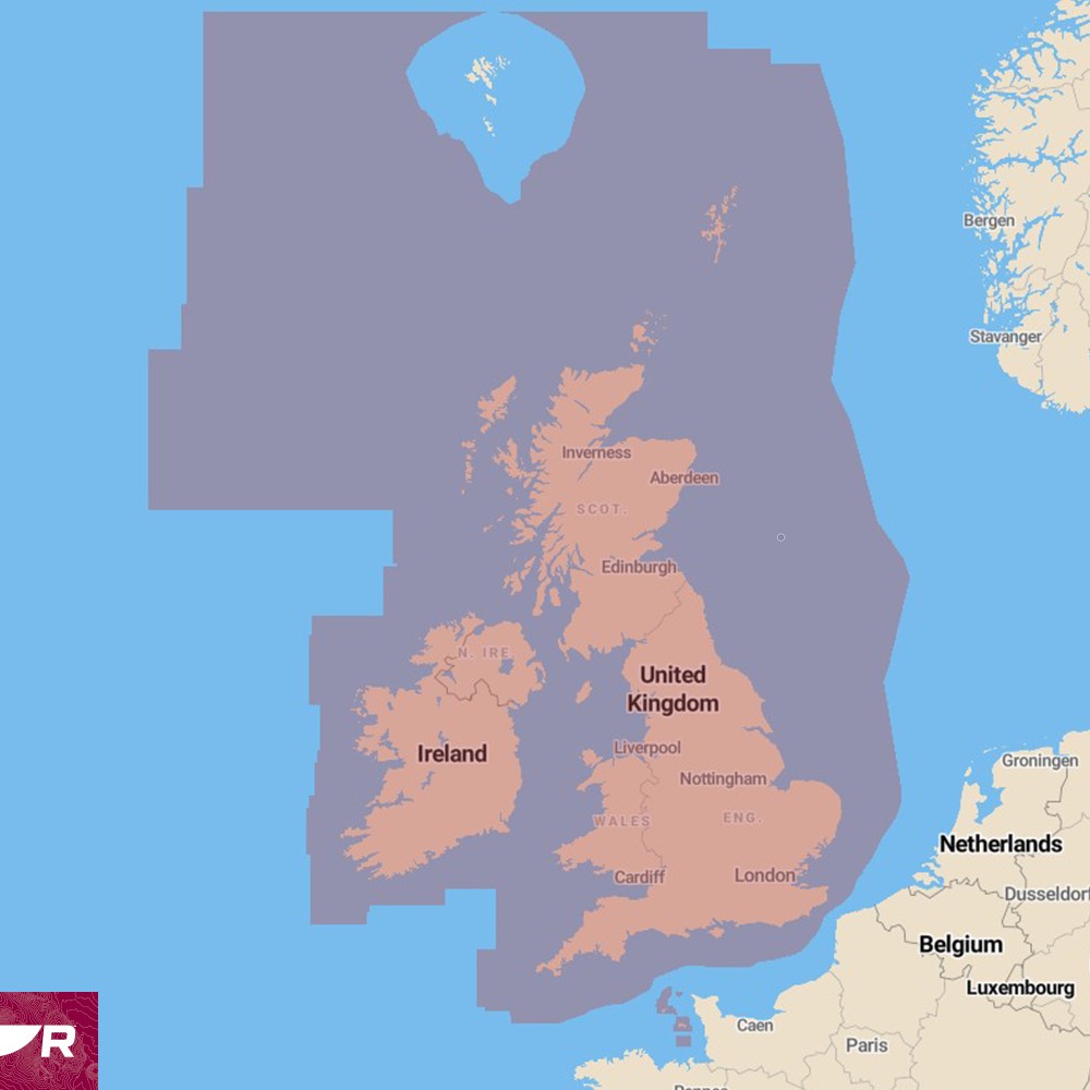 Raymarine LightHouse Charts UK and Ireland microSD