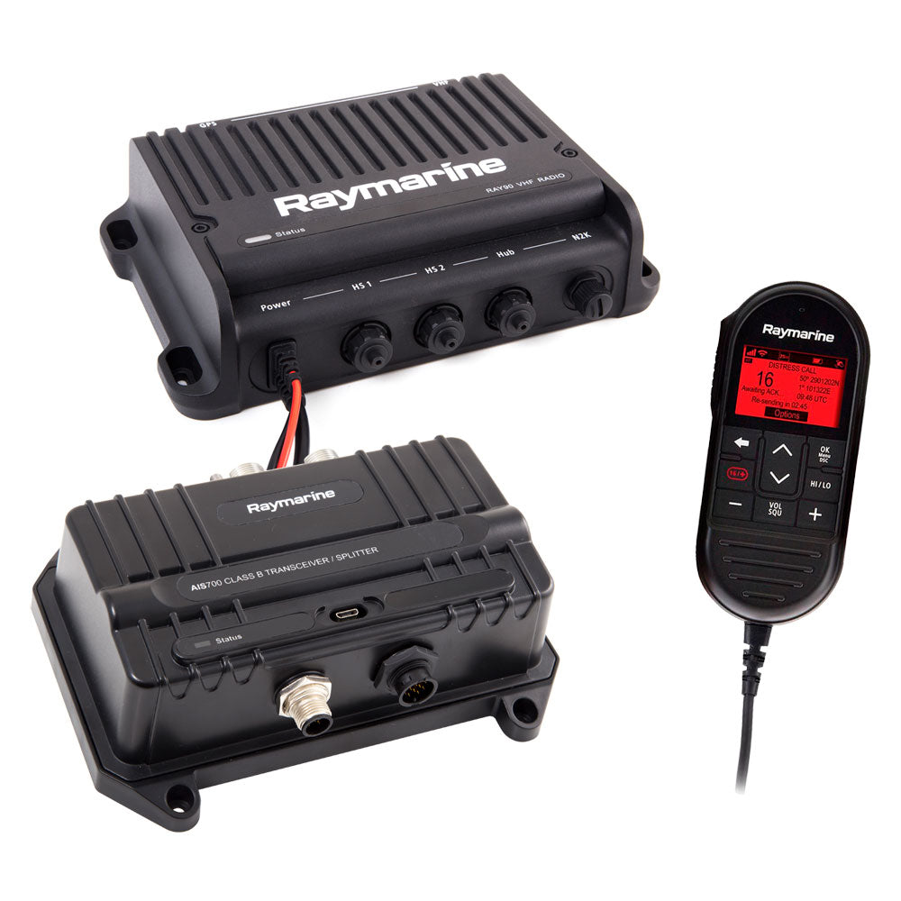 Raymarine Ray90 VHF Radio and AIS700 Transceiver Bundle