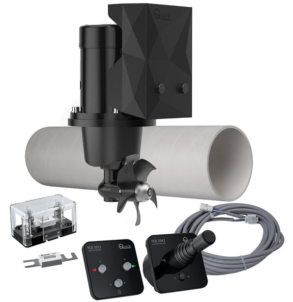Quick FGBT1253012MK08 BTQ125-30 bow thruster kit 30kgf 12V kit 08 (M), thruster, GRP tunnel, fuse holder, panel, joystick