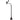 Raymarine T222 wireless vertical wind transmitter, black curved pole with wind vane and cups on a base