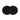Fusion 010-12717-00 black 6.5in classic grilles, pair face on with perforated mesh and Fusion badge