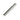 Raymarine D001 tiller pin standard thread, close view of a steel pin with a rounded end
