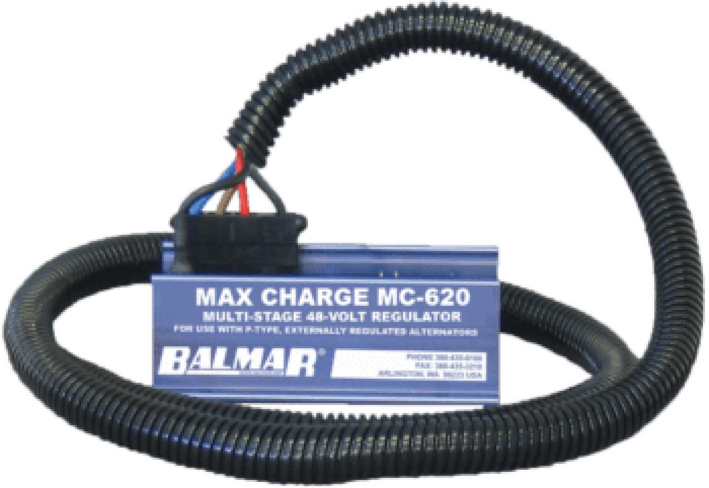 Regulator, MC-620-H Multi-Stage, for 48V Applications, w/Harness.