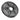 Fusion Apollo 010-13293-10 10in shielded grey subwoofer grille, angled view with Fusion badge