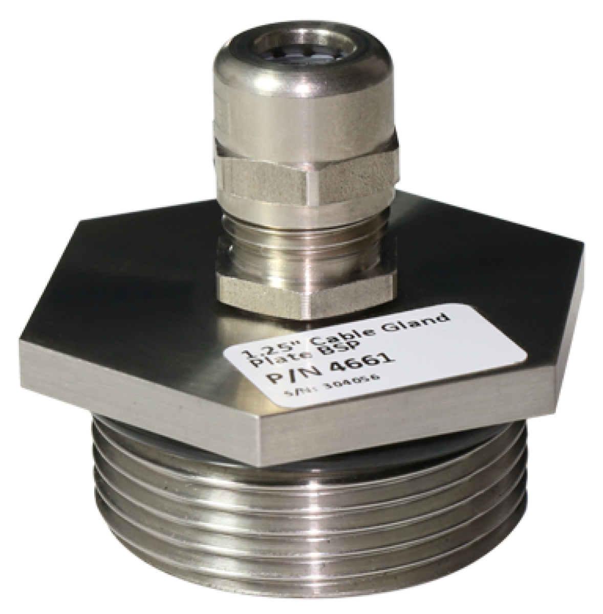 Threaded cable Support Gland Plate