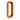 Garmin Edge 1050 orange silicone case 010-13360-06, front view of the case frame shown on white