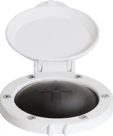 Quick 915/CW Foot Switch with Cover (150A, White)