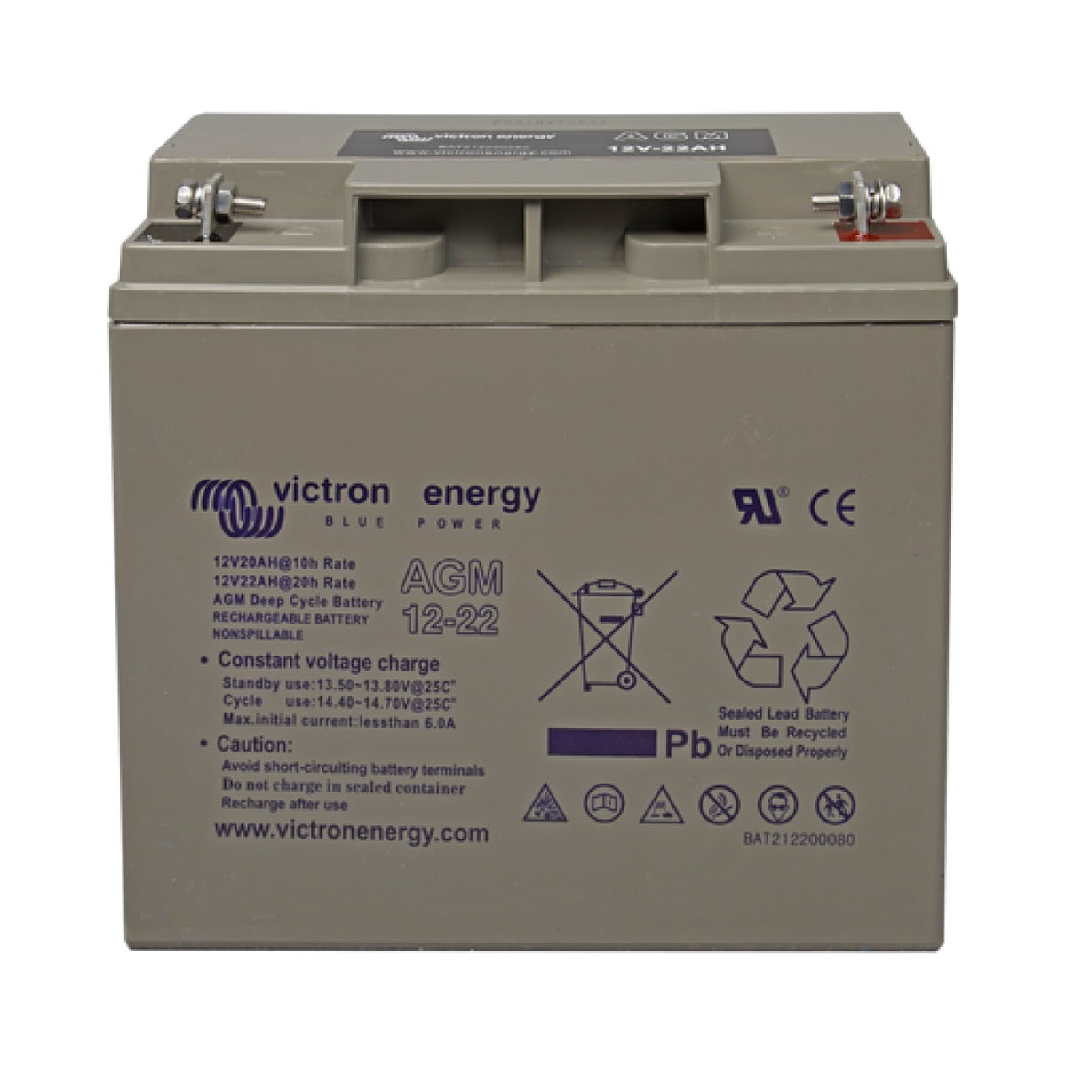 Victron AGM Deep Cycle Battery 12V/22Ah