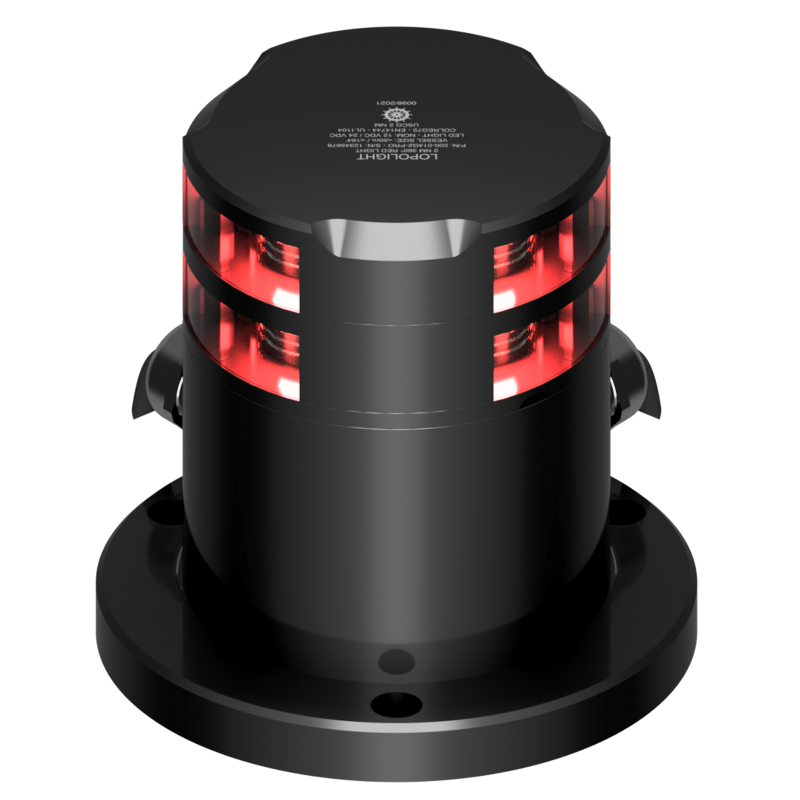 Lopolight NL200-014G2ST-PRO 2nm 360° Red, Double, Black Anodized