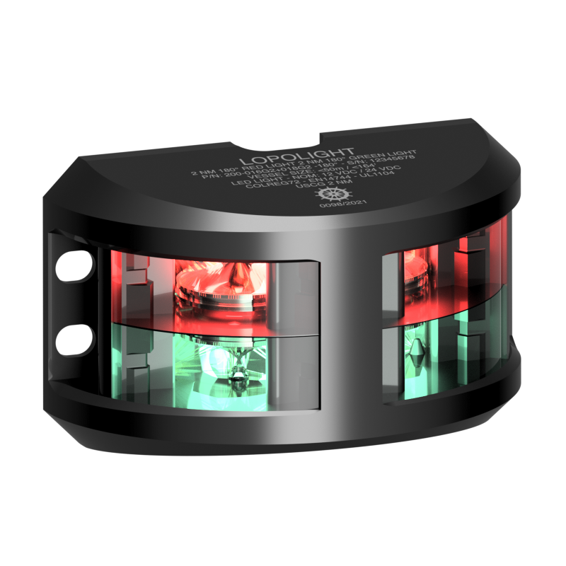 Lopolight NL200-016G2+018G2-B 6M 2nm 180° Red and Green Combined Light Black