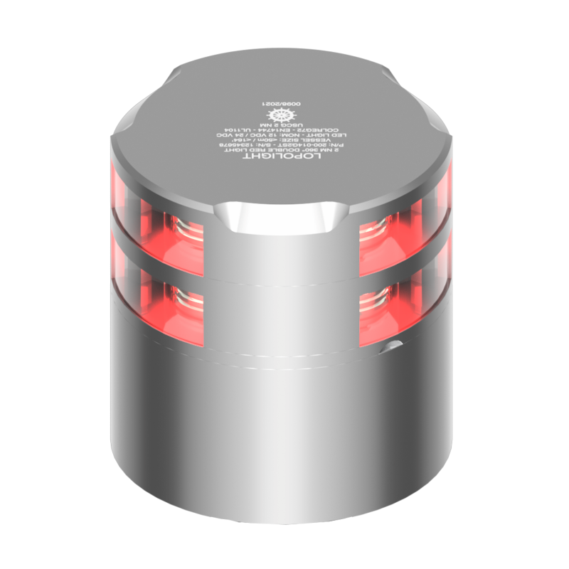 Lopolight NL300-114G2ST 3nm 360º Red, Double, CD/CS Alu Base