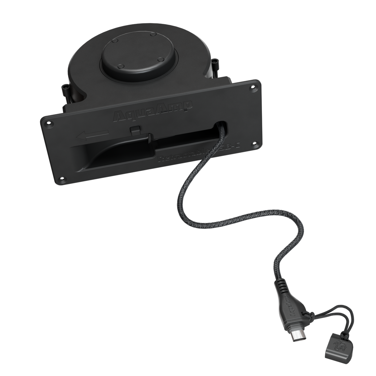 AquaAmp D0365-1 Retractable High Power USB-C 65W PD