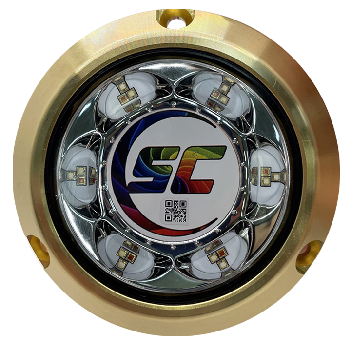 Shadow-Caster SC3-GW-BZSM SC3 Series Bronze Underwater Light, Great White