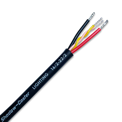 Shadow-Caster SCM-SCNET-RBOY-100 4 Conductor - 20/2 Shadow-NET and 16/2 Power Wire 100 ft (30m) with Black Jacket for Shadow-Net Lights