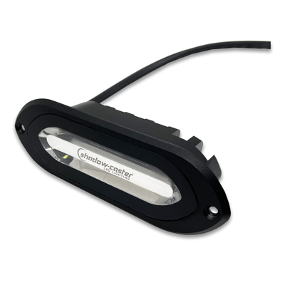 Shadow-Caster SCM-SLF-GW-BK SCM SL Spreader Light Flush Mount Black Housing