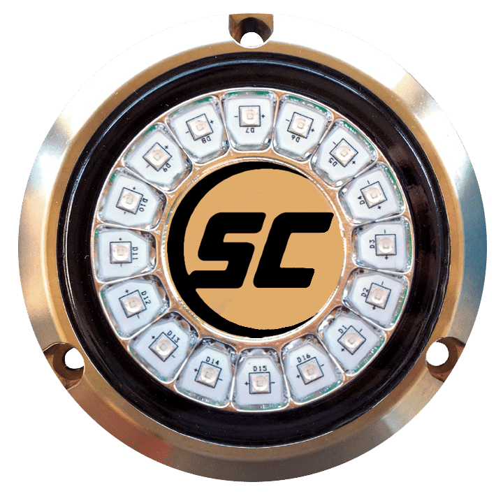 Shadow-Caster SCR-16-CR-BZ-10 SCR-16 Series Bronze Underwater Light