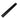 Raymarine D007 tiller pilot pushrod extension 127 mm, black tube with a threaded end, shown at an angle