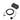 Garmin Reactor 40 steer-by-wire corepack 010-00705-90, angled view of CCU, cable and heading sensor