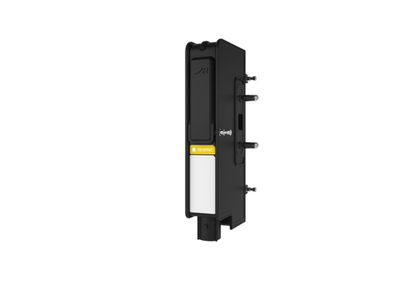 Raymarine E70596 reverse power module, front view of the YachtSense module with its connector side