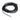 Fusion 010-12744-01 shielded Ethernet cable, second view of coiled black cable with RJ45 plug