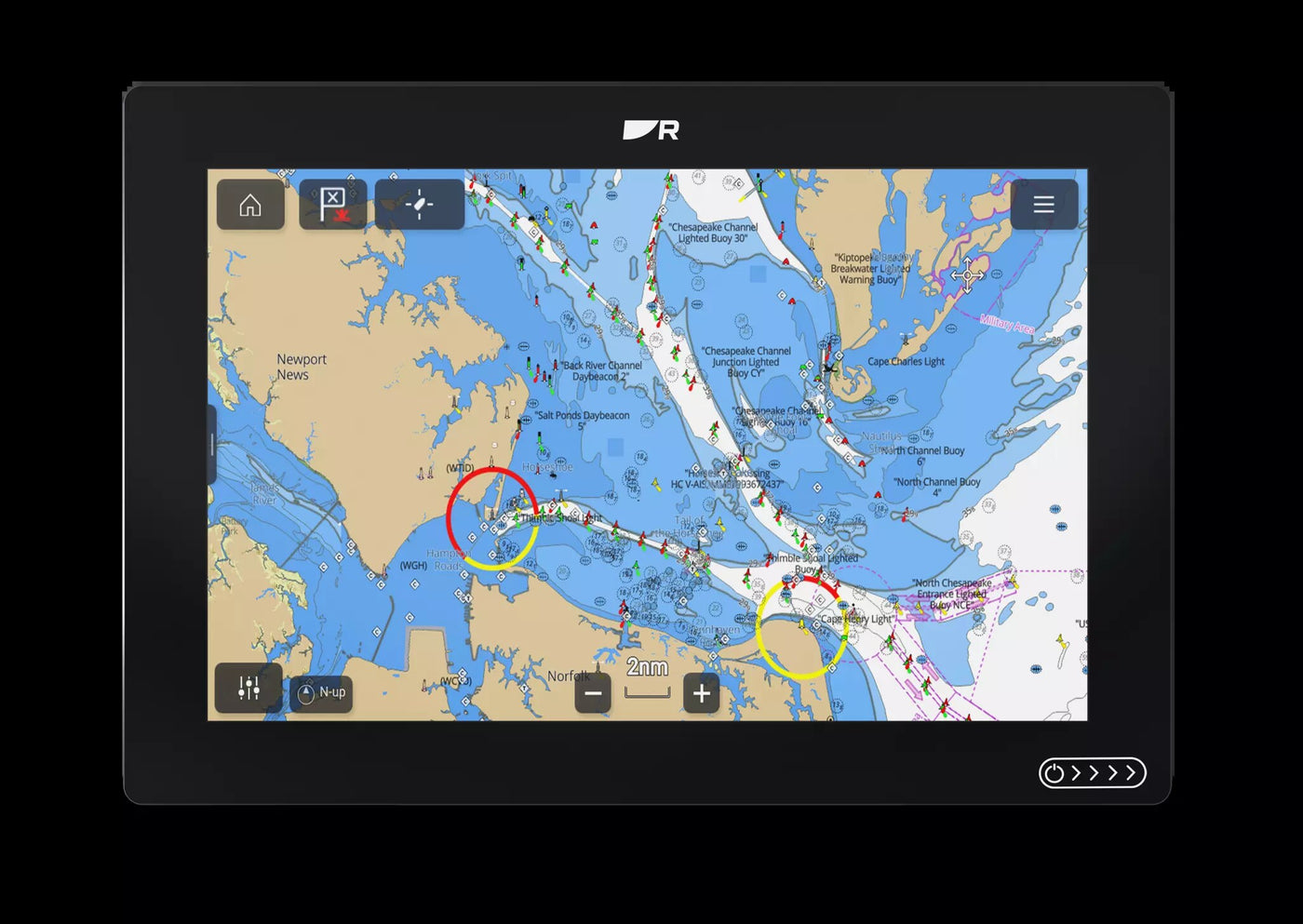 Raymarine Axiom 2 12 inch chartplotter multifunction display (E70724-00-MED)