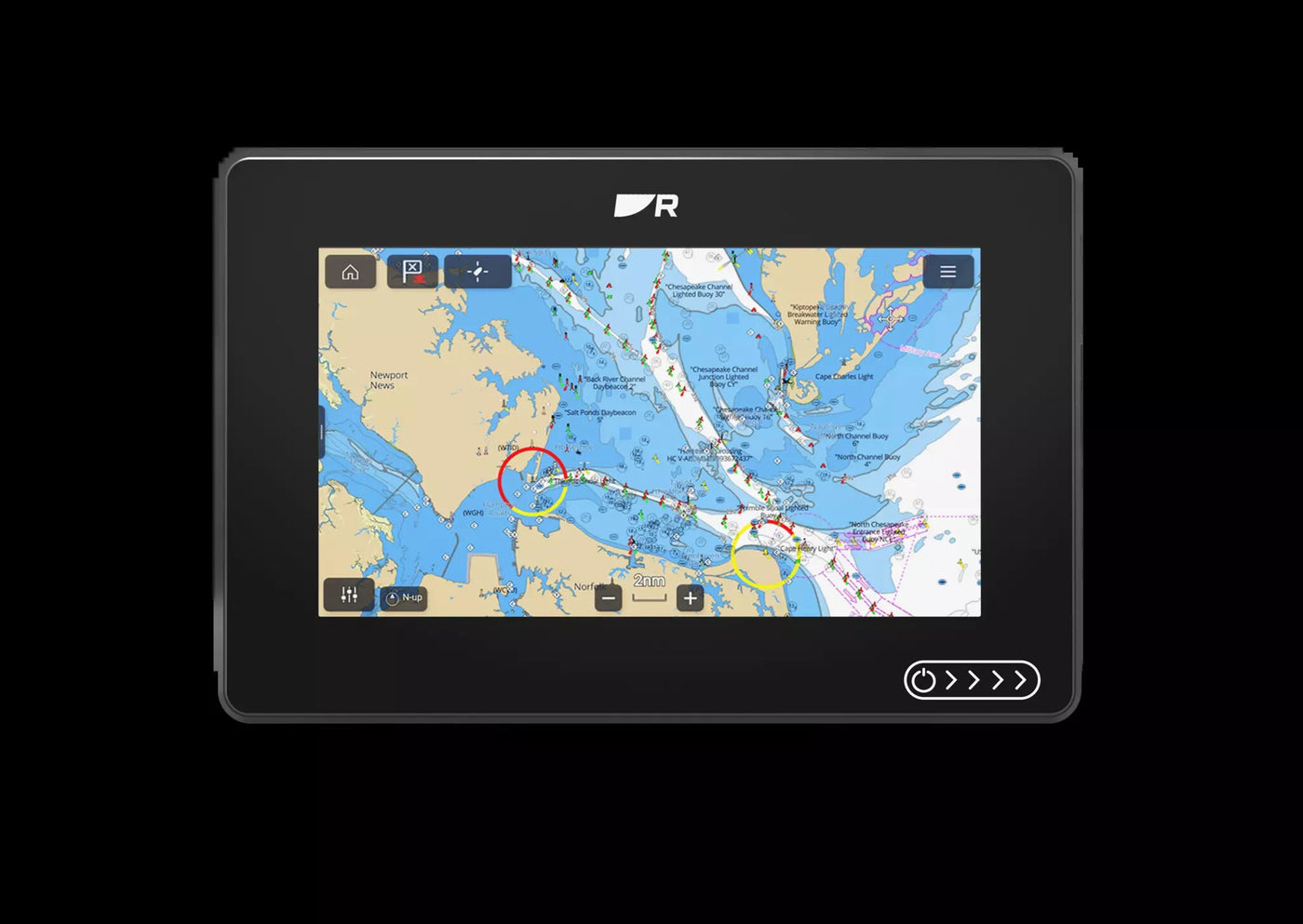 Raymarine Axiom 2 7 inch chartplotter multifunction display (E70720-00-MED)