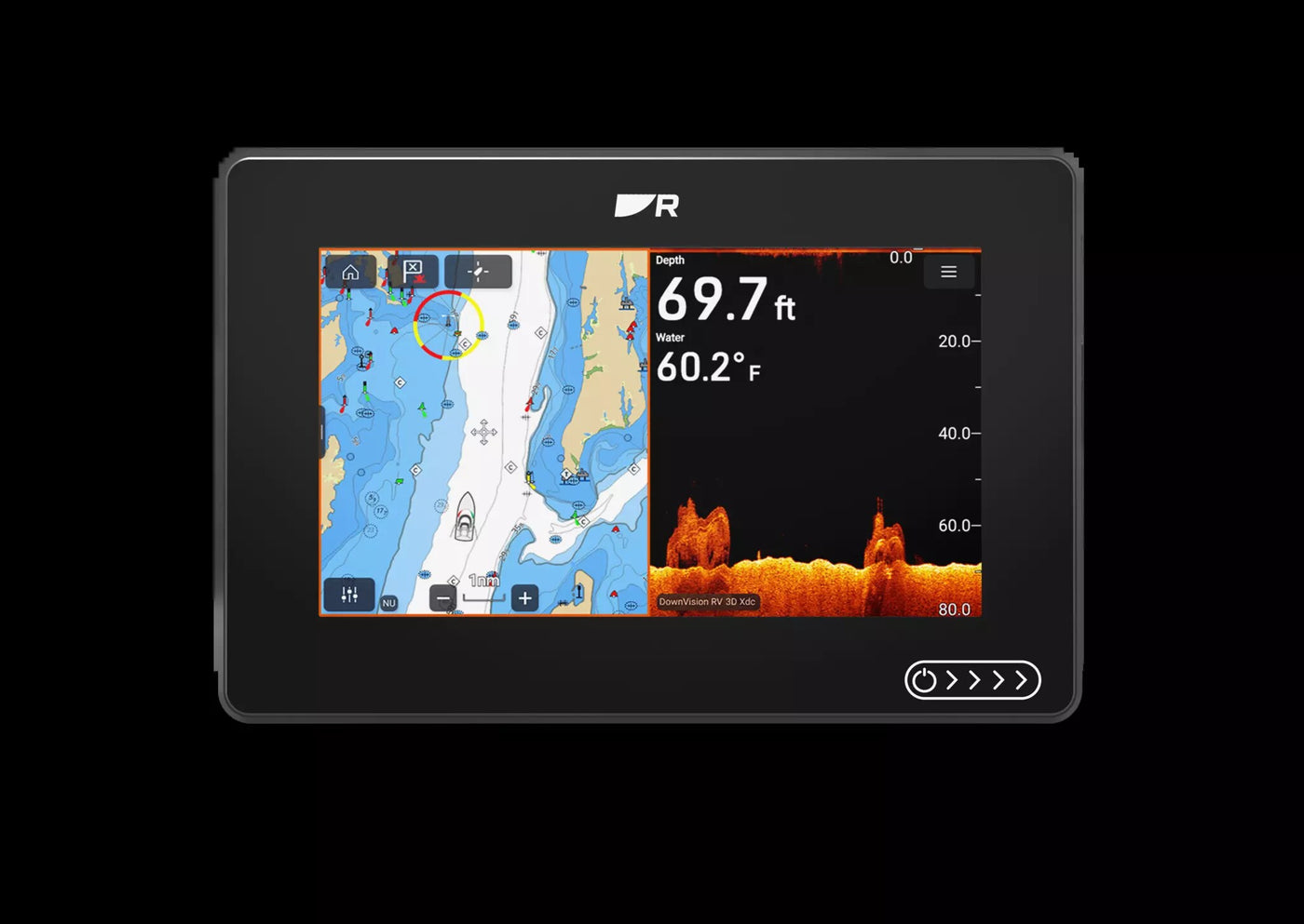 Raymarine Axiom 2 7 inch RV chartplotter multifunction display (E70721-03-MED)