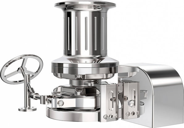Quick FSXR915TRD22A00 XRoy XR9 15000ACD windlass drum 15000W 400/690V 22mm ST, stainless drum, gypsy and hand wheel