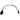 Raymarine A06048 SeaTalk ng to SeaTalk 2 adaptor cable 5 pin 400 mm, curved black and white cable with two plugs