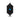 Garmin 010-12236-05 protective cover for two GNX 120 mast bracket, black cover with blue Garmin triangle, larger