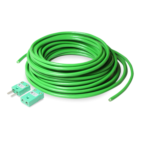 Type K thermocouple 10m extension cable kit