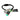 Raymarine E70241 Volvo Penta EVC engine Y-loom cable, black Y cable with grey and green Deutsch plugs and coloured wires