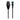Garmin 010-12531-11 marine network adapter cable, close view of large female plug and small blue-ringed plug