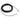 Fusion 010-12744-00 shielded Ethernet cable, black lead looped with RJ45 connectors