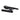 Tacx NEO bike saddle and saddle mount S8000.04, black saddle on a long graduated seat post shown from the side