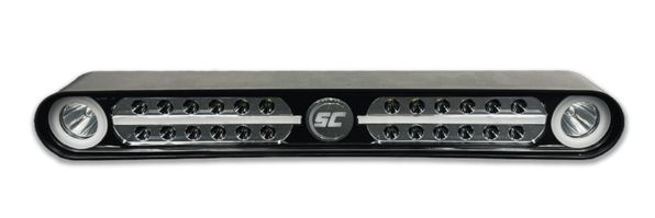 Shadow-Caster SCM-EAGLE-RAY-BK Eagle Ray high brightness light bar, black housing, long bar, two LED banks, SC badge
