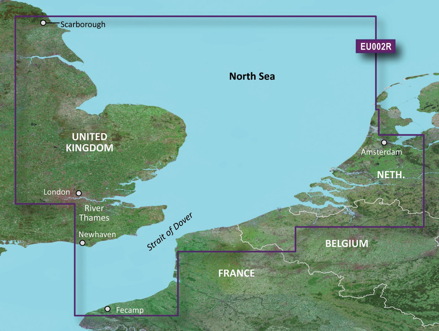 BlueChart® g3 HXEU002R - S/E UK-Belux Inland Waters