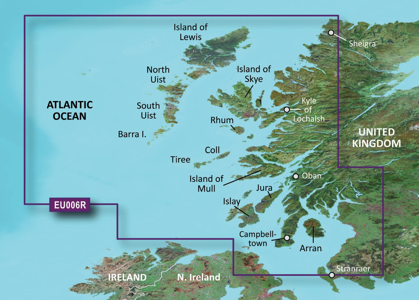 BlueChart® g3 HXEU006R - Scotland, West Coast