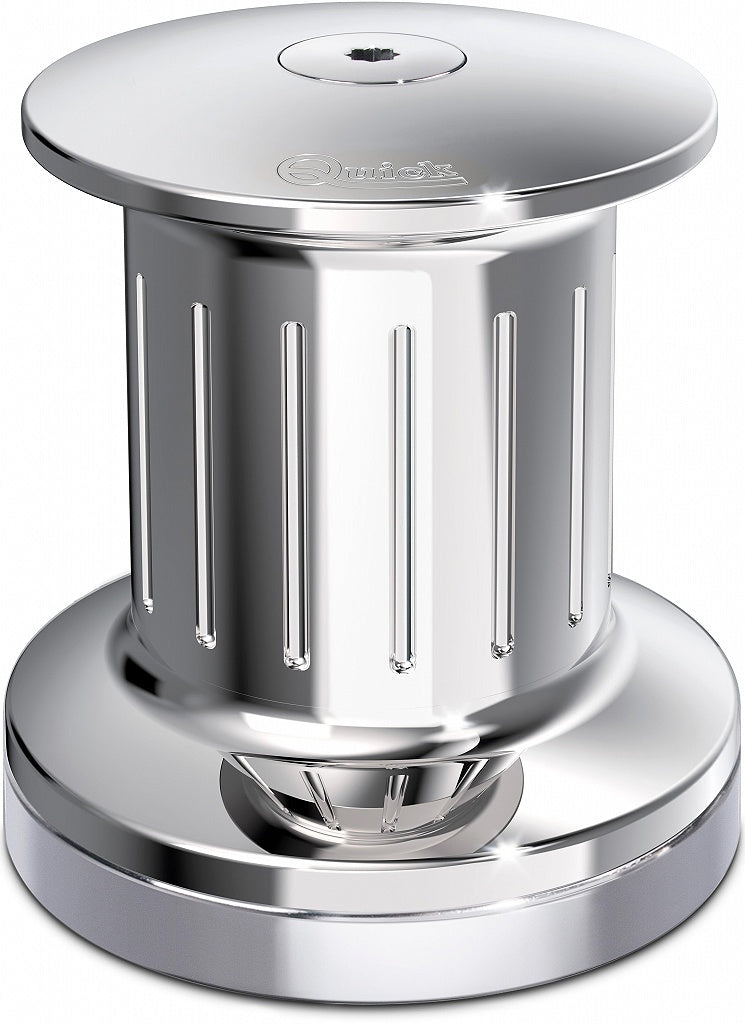 Quick FSTBHY000042A00 Tumbler TB9 hydraulic capstan, polished stainless capstan drum and base