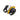 Garmin 010-10580-10 PoE isolation coupler, larger angled view of yellow body, silver barrel and black caps