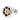 Fusion Signature Series 3 010-02438-01 white wake tower speaker, front view lit amber