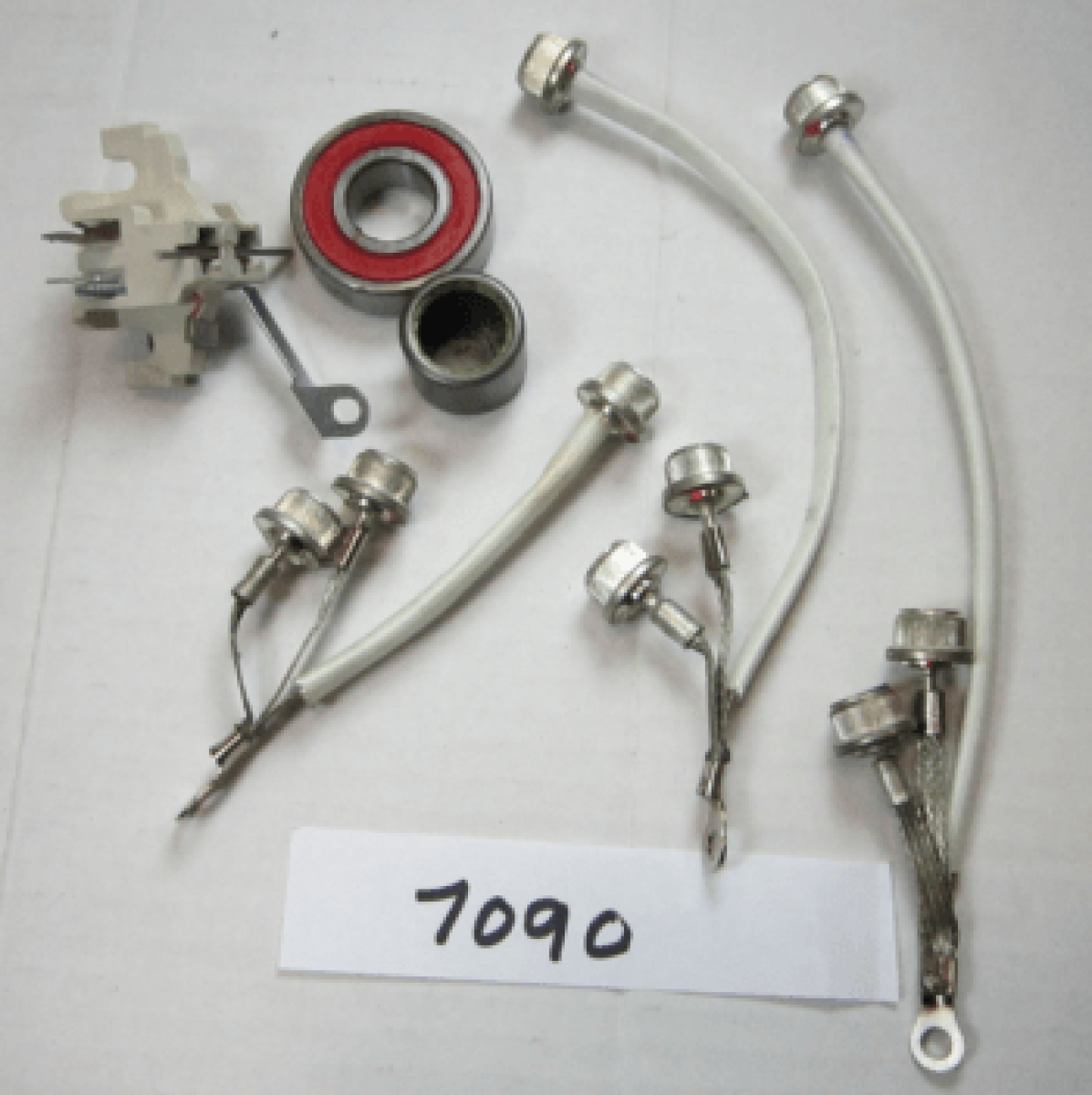 Offshore Repair Kit, 90 Series, 12/24v, (incl bearings, brushes, pos/neg diodes) - 7090