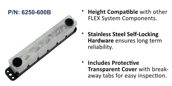 EGIS 250A MaxiBus Busbar, Six Stud