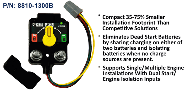 EGIS XD Flex 2 Programmable ACR Single 500A 12/24V (DTM)