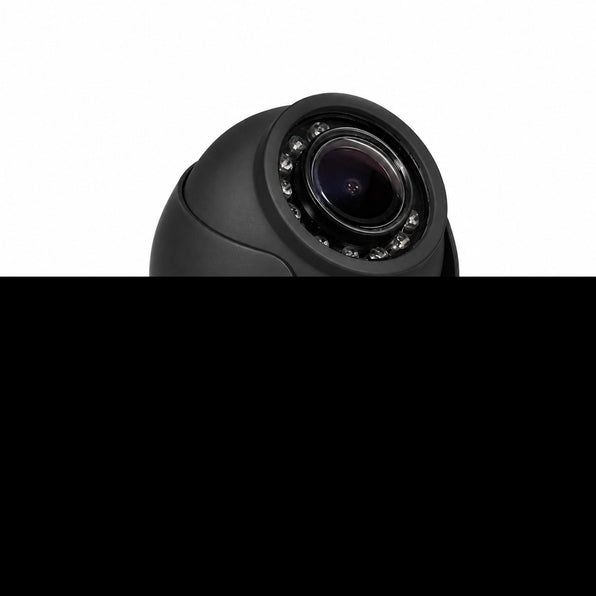 Iris IRIS-S460 3MP IP stainless dome camera 00001-008, black 3.6 mm lens, shown as black dome cropped at the top