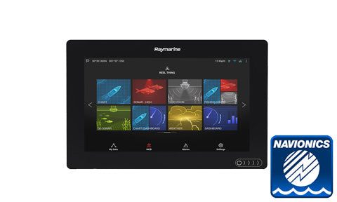 Raymarine Axiom 9 RV, 9 inch Multifunction Display with Navionics+ Small Chart